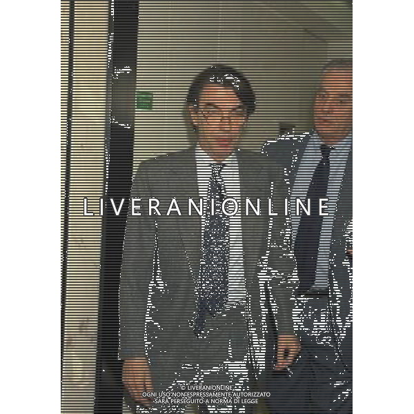 MILANO 04-04-1997 LEGA CALCIO NELLA FOTO MASSIMO MORATTI E GIAN MARIA VISCONTI DI MODRONE AG ALDO LIVERANI SAS