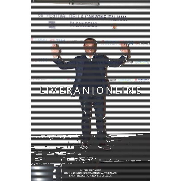 66 Conferenza stampa festival di Sanremo Canzone italiana 08-02-2016 nella foto CARLO CONTI FOTO ALDO GAZZANIGA-AG ALDO LIVERANI SAS