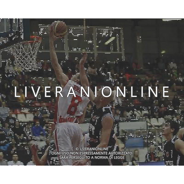 Basket serie B, Girone A, 20» giornata, NTS Basket Rimini Crabs vs Tramec Cento, 07/02/2016, nella foto: BRIGHI AL FERRO, Ph.CLAUDIO ZAMAGNI/AGENZIA ALDO LIVERANI S.A.S.