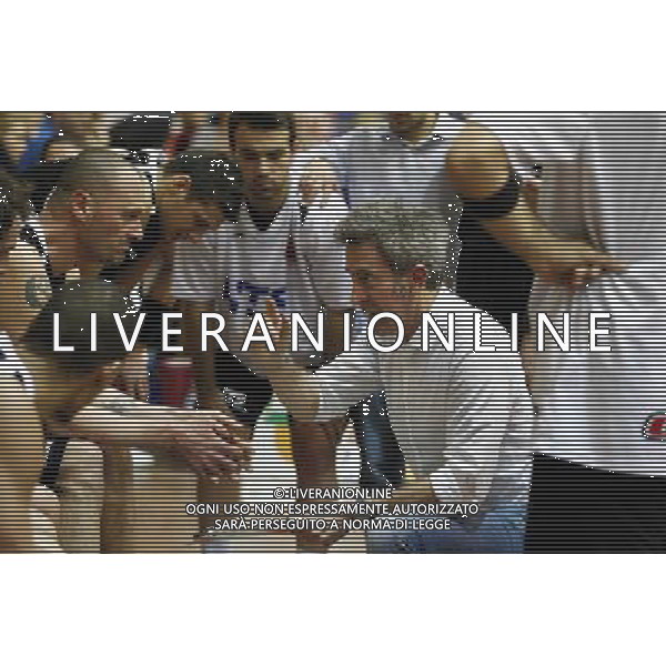 Basket serie B, Girone A, 20» giornata, NTS Basket Rimini Crabs vs Tramec Cento, 07/02/2016, nella foto: IL COACH BERNARDI, DETTA LA FORMAZIONE, Ph.CLAUDIO ZAMAGNI/AGENZIA ALDO LIVERANI S.A.S.