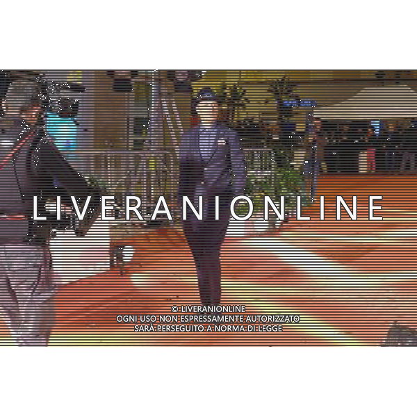 66mo Festival della canzone italiana SanRemo 08 febbraio 2016 nella foto la sfilata sulla passerella del red carpet dei cantanti partecipanti al teatro Ariston - Neffa ©Gazzaniga / AGENZIA ALDO LIVERANI SAS 