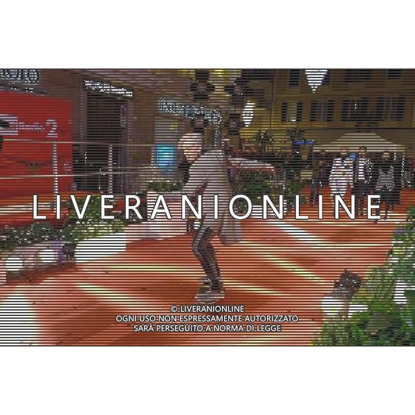 66mo Festival della canzone italiana SanRemo 08 febbraio 2016 nella foto la sfilata sulla passerella del red carpet dei cantanti partecipanti al teatro Ariston - Morgan, nome d\'arte di Marco Castoldi ©Gazzaniga / AGENZIA ALDO LIVERANI SAS 