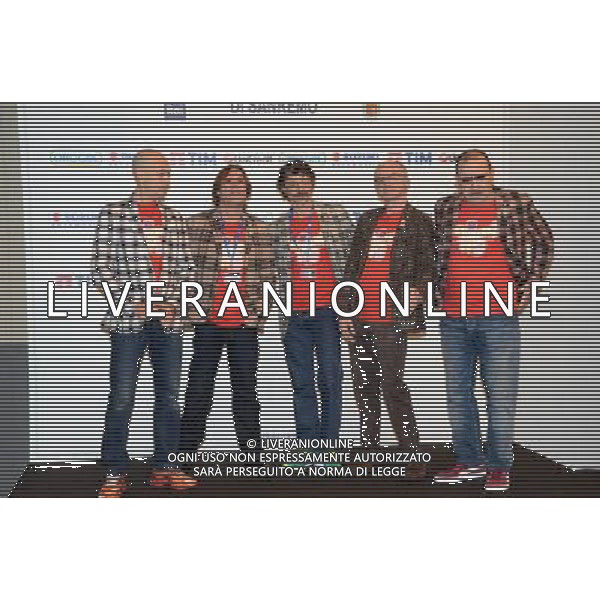 Photocall 66mo Festival della canzone italiana SanRemo 09 febbraio 2016 nella foto Elio e le storie tese ©Gazzaniga / AGENZIA ALDO LIVERANI SAS 