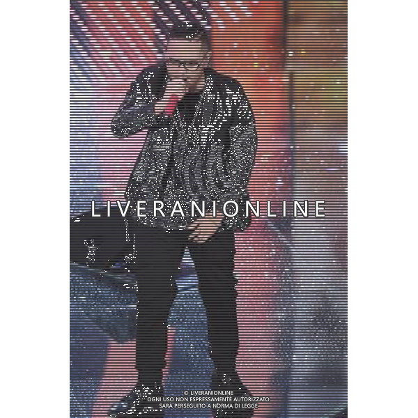 PRIMA SERATA 66mo FESTIVAL DELLA CANZONE ITALIANA DI SANREMO 09 FEBBRAIO 2016 NELLA FOTO ROCCO HUNT ©GAZZANIGA / AGENZIA ALDO LIVERANI SAS 