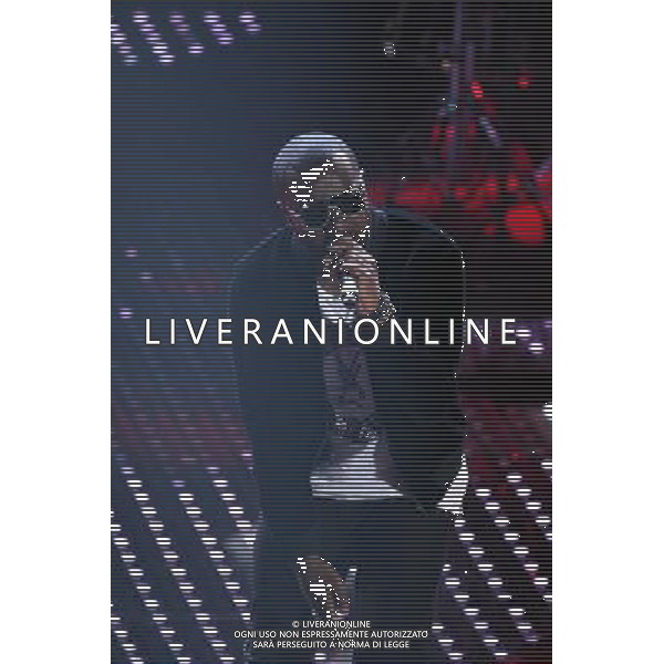 PRIMA SERATA 66mo FESTIVAL DELLA CANZONE ITALIANA DI SANREMO 09 FEBBRAIO 2016 NELLA FOTO MAITRE GIMS ©GAZZANIGA / AGENZIA ALDO LIVERANI SAS 