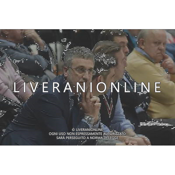 OBIETTIVO LAVORO BOLOGNA - CONSULTINVEST PESARO CAMPIONATO BASKET SERIE A 09 FEBBRAIO 2016 NELLA FOTO BASCIANO PIETRO PRESIDENTE ©OPTIMAFOTO / AGENZIA ALDO LIVERANI SAS 