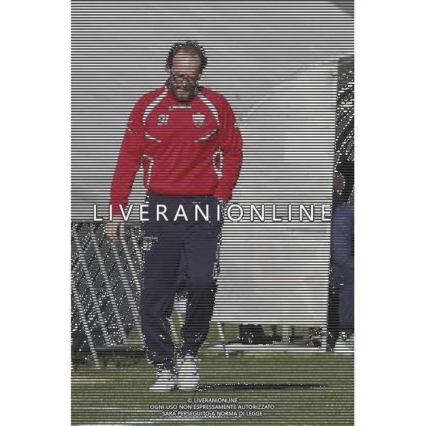 F.C. FORLí vs F.C.D. ALTOVICENTINO, Campionato di Calcio Serie D, Girone D, 26» giornata, 10/02/2016, nella foto: L\'ALLENATORE MAURO ZIRONELLI. PREOCCUPATO, ph.CLAUDIO ZAMAGNI/AGENZIA ALDO LIVERANI S.A.S.