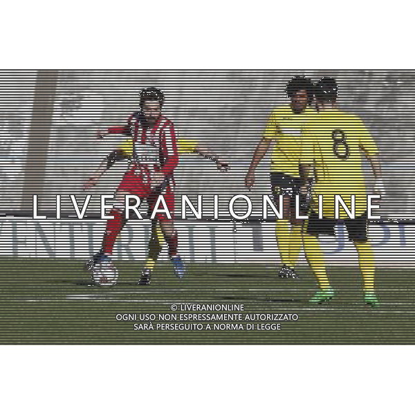 F.C. FORLí vs F.C.D. ALTOVICENTINO, Campionato di Calcio Serie D, Girone D, 26» giornata, 10/02/2016, nella foto: BERGAMASCHI IN AZIONE, ph.CLAUDIO ZAMAGNI/AGENZIA ALDO LIVERANI S.A.S.
