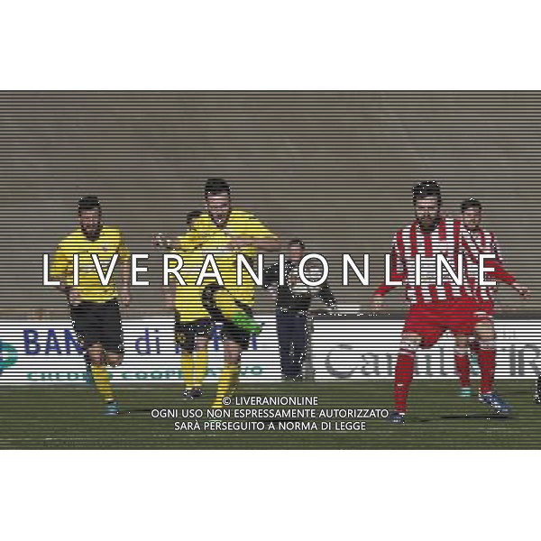 F.C. FORLí vs F.C.D. ALTOVICENTINO, Campionato di Calcio Serie D, Girone D, 26» giornata, 10/02/2016, nella foto: BOSCOLO, TIRA, ph.CLAUDIO ZAMAGNI/AGENZIA ALDO LIVERANI S.A.S.