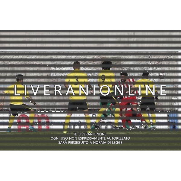 F.C. FORLí vs F.C.D. ALTOVICENTINO, Campionato di Calcio Serie D, Girone D, 26» giornata, 10/02/2016, nella foto: IL GOAL DELL\' ALTOVICENTINO, ph.CLAUDIO ZAMAGNI/AGENZIA ALDO LIVERANI S.A.S.