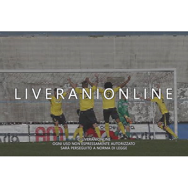 F.C. FORLí vs F.C.D. ALTOVICENTINO, Campionato di Calcio Serie D, Girone D, 26» giornata, 10/02/2016, nella foto: L\'ESULTANZA DELL\'ALTOVICENTINO, ph.CLAUDIO ZAMAGNI/AGENZIA ALDO LIVERANI S.A.S.
