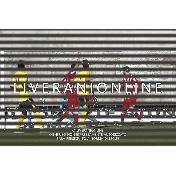 F.C. FORLí vs F.C.D. ALTOVICENTINO, Campionato di Calcio Serie D, Girone D, 26» giornata, 10/02/2016, nella foto: IL GOAL DEL FORLí, ph.CLAUDIO ZAMAGNI/AGENZIA ALDO LIVERANI S.A.S.