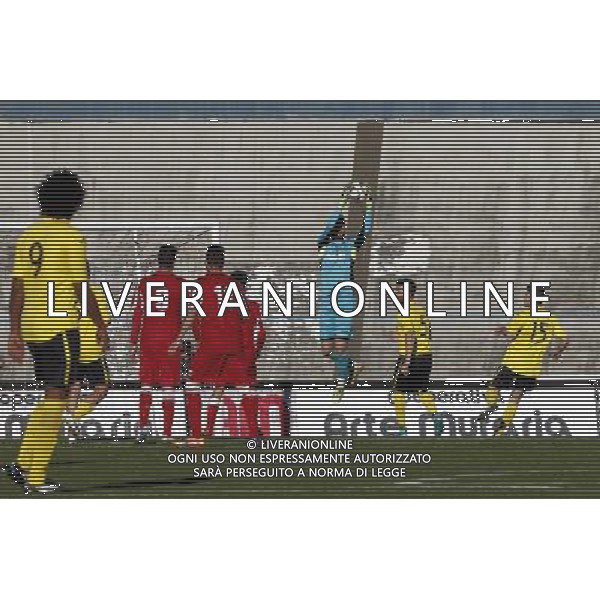 F.C. FORLí vs F.C.D. ALTOVICENTINO, Campionato di Calcio Serie D, Girone D, 26» giornata, 10/02/2016, nella foto: UNA PARATA DI MERELLI, ph.CLAUDIO ZAMAGNI/AGENZIA ALDO LIVERANI S.A.S.