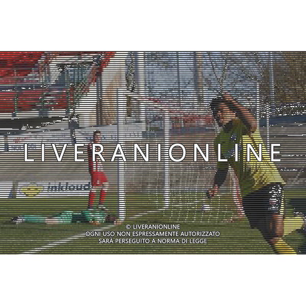 F.C. FORLí vs F.C.D. ALTOVICENTINO, Campionato di Calcio Serie D, Girone D, 26» giornata, 10/02/2016, nella foto: L\'ESULTANZA DI ODOGWU, ph.CLAUDIO ZAMAGNI/AGENZIA ALDO LIVERANI S.A.S.