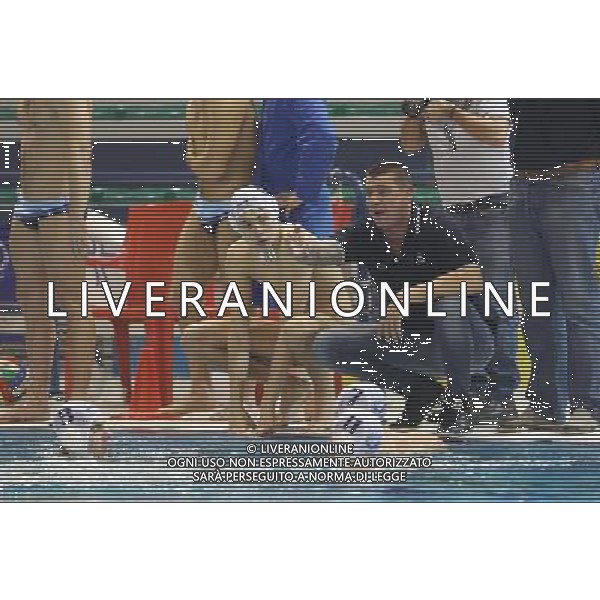 Scropetta Luciano allenatore Brescia Waterpolo ,singoli pallanuoto Brescia Waterpolo ,Brescia 6 febbraio 2016. AG ALDO LIVERANI SAS
