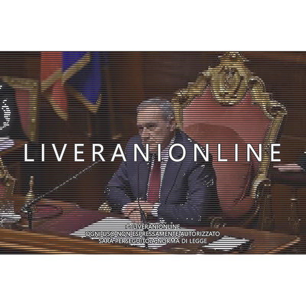 Palazzo Madama discussione del disegno di legge Regolamentazione delle unioni civili tra persone dello stesso sesso e disciplina delle convivenze Roma - 10.02.2016 - nella foto: Pietro Grasso / Ph. Corradetti - Ag. Aldo Liverani Sas / AGENZIA ALDO LIVERANI SAS 