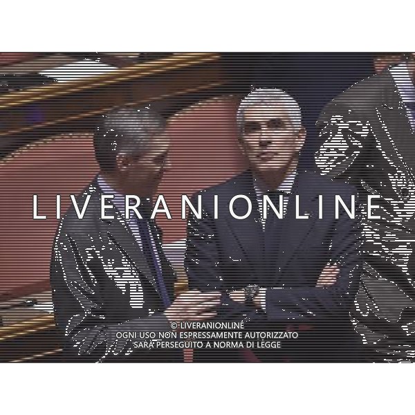 Palazzo Madama discussione del disegno di legge Regolamentazione delle unioni civili tra persone dello stesso sesso e disciplina delle convivenze Roma - 10.02.2016 - nella foto: Pier Ferdinando Casini e Niccolo\' Ghedini / Ph. Corradetti - Ag. Aldo Liverani Sas / AGENZIA ALDO LIVERANI SAS 