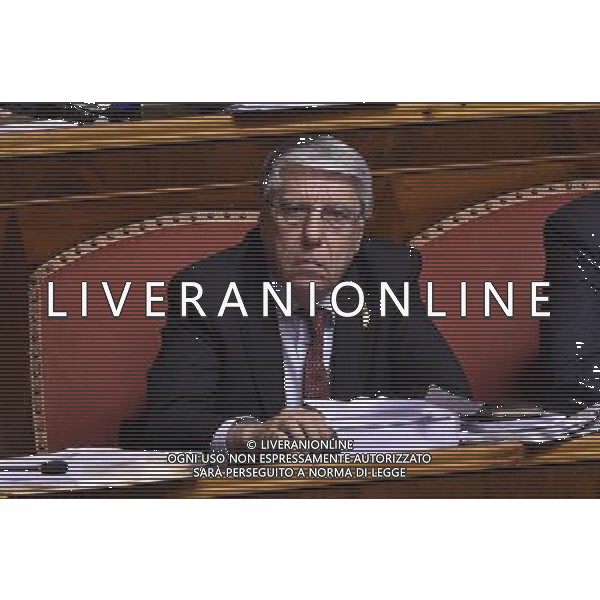 Palazzo Madama discussione del disegno di legge Regolamentazione delle unioni civili tra persone dello stesso sesso e disciplina delle convivenze Roma - 10.02.2016 - nella foto: Carlo Giovanardi / Ph. Corradetti - Ag. Aldo Liverani Sas / AGENZIA ALDO LIVERANI SAS 