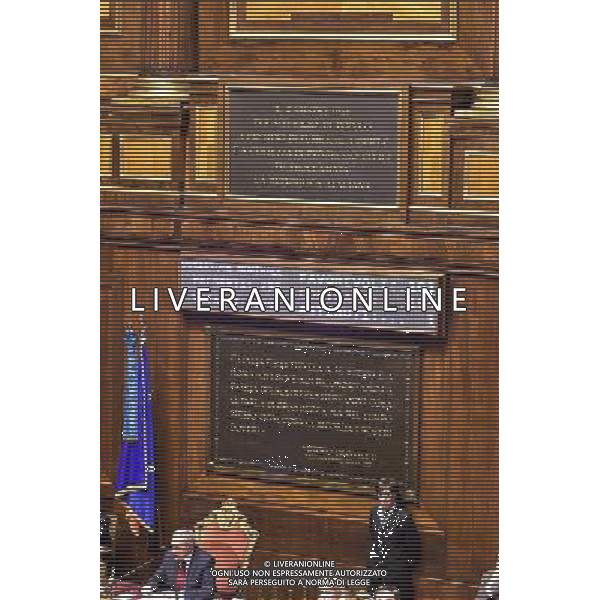 Palazzo Madama discussione del disegno di legge Regolamentazione delle unioni civili tra persone dello stesso sesso e disciplina delle convivenze Roma - 10.02.2016 - nella foto: Risultato del voto richiesto per far tornare la legge in commissione / Ph. Corradetti - Ag. Aldo Liverani Sas / AGENZIA ALDO LIVERANI SAS 