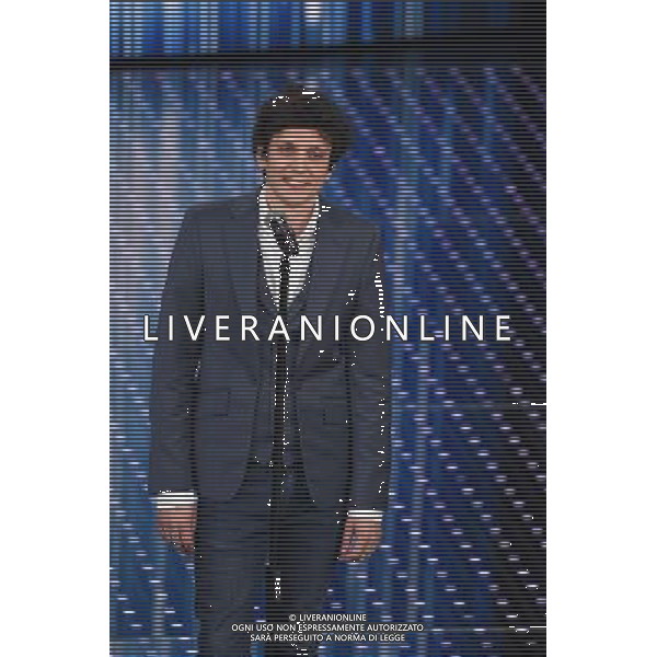 SECONDA SERATA 66mo FESTIVAL DELLA CANZONE ITALIANA DI SANREMO 10 FEBBRAIO 2016 NELLA FOTO ERMAL META ©GAZZANIGA / AGENZIA ALDO LIVERANI SAS 