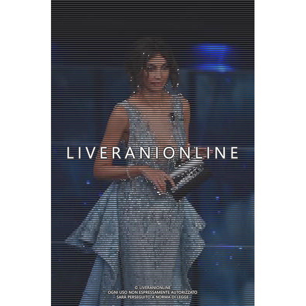 SECONDA SERATA 66mo FESTIVAL DELLA CANZONE ITALIANA DI SANREMO 10 FEBBRAIO 2016 NELLA FOTO MADALINA GHENEA ©GAZZANIGA / AGENZIA ALDO LIVERANI SAS 
