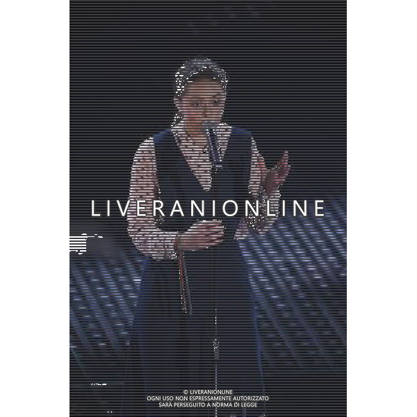 SECONDA SERATA 66mo FESTIVAL DELLA CANZONE ITALIANA DI SANREMO 10 FEBBRAIO 2016 NELLA FOTO FRANCESCA MICHIELIN ©GAZZANIGA / AGENZIA ALDO LIVERANI SAS 