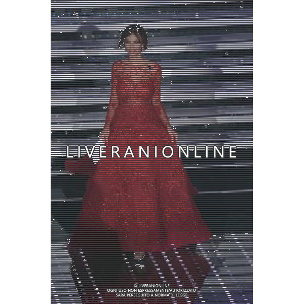 SECONDA SERATA 66mo FESTIVAL DELLA CANZONE ITALIANA DI SANREMO 10 FEBBRAIO 2016 NELLA FOTO MADALINA GHENEA ©GAZZANIGA / AGENZIA ALDO LIVERANI SAS 