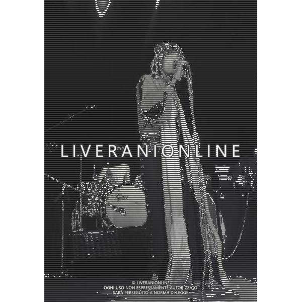 MILANO -07-10-1970 PALALIDO DI MILANO- CONCERTO DEI ROLLING STONES NELLA FOTO IL CONCERTO DEI ROLLING STONES-Mick Jagger, Bill Wyman, Mick Taylor, Keith Richards, Charlie Watts AG ALDO LIVERANI SAS
