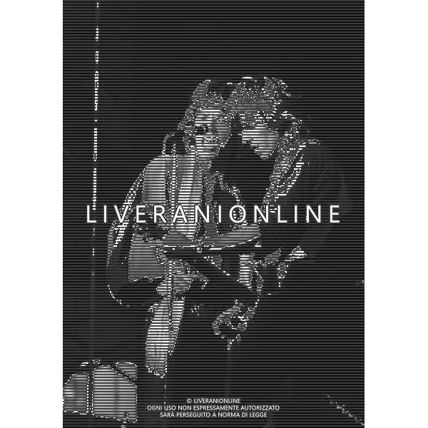 MILANO -07-10-1970 PALALIDO DI MILANO- CONCERTO DEI ROLLING STONES NELLA FOTO IL CONCERTO DEI ROLLING STONES-Mick Jagger, Bill Wyman, Mick Taylor, Keith Richards, Charlie Watts AG ALDO LIVERANI SAS