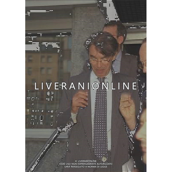 MILANO- 08-07-1997 LEGA CALCIO VIA ROSSELLINI RIUNIONE PRESIDENTI NELLA FOTO MASSIMO MORATTI AG ALDO LIVERANI SAS