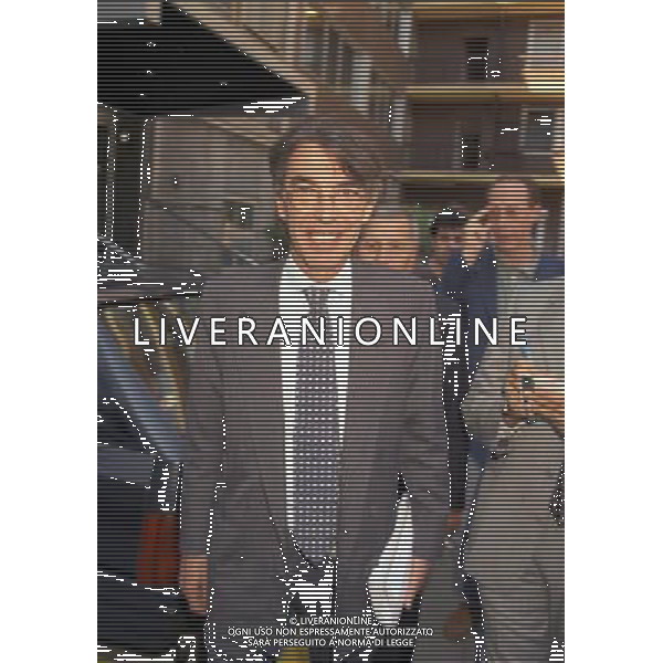 MILANO- 08-07-1997 LEGA CALCIO VIA ROSSELLINI RIUNIONE PRESIDENTI NELLA FOTO MASSIMO MORATTI AG ALDO LIVERANI SAS