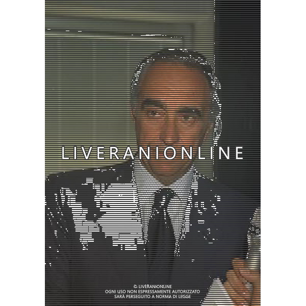 MILANO- 08-07-1997 LEGA CALCIO VIA ROSSELLINI RIUNIONE PRESIDENTI NELLA FOTO FRANCO CARRARO AG ALDO LIVERANI SAS