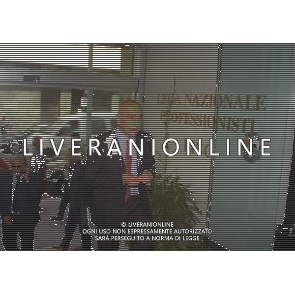 MILANO- 09-06-1999 LEGA CALCIO VIA ROSSELLINI RIUNIONE PRESIDENTI NELLA FOTO ADRIANO GALLIANI AG ALDO LIVERANI SAS
