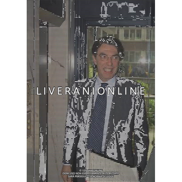 MILANO- 03-06-1998 LEGA CALCIO VIA ROSSELLINI RIUNIONE PRESIDENTI NELLA FOTO MASSIMO MORATTI AG ALDO LIVERANI SAS