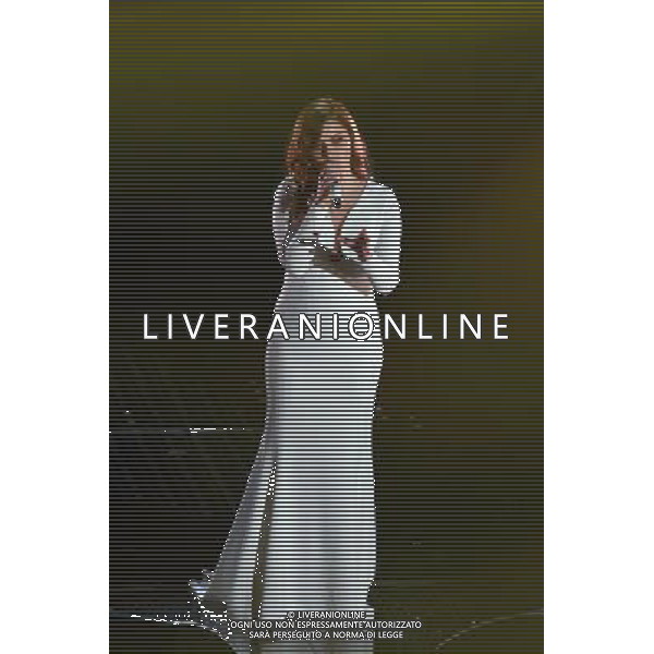 SECONDA SERATA 66mo FESTIVAL DELLA CANZONE ITALIANA DI SANREMO 10 FEBBRAIO 2016 NELLA FOTO ANNALISA ©GAZZANIGA / AGENZIA ALDO LIVERANI SAS 