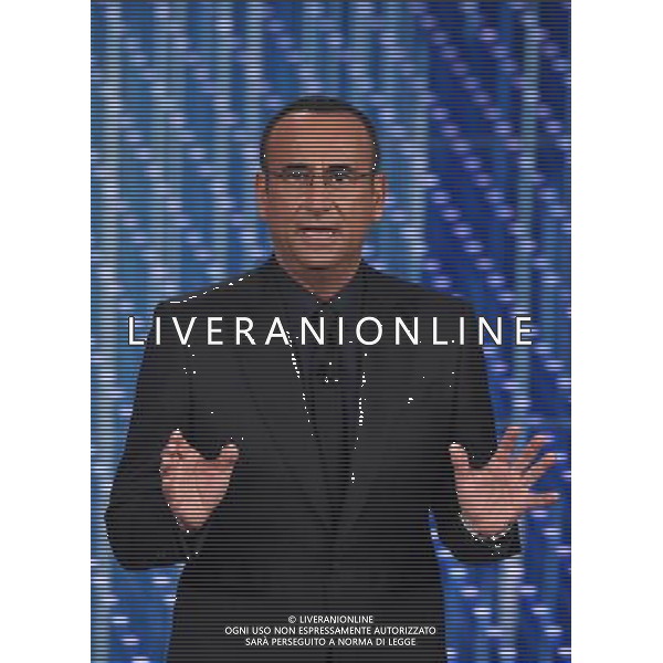 SECONDA SERATA 66mo FESTIVAL DELLA CANZONE ITALIANA DI SANREMO 10 FEBBRAIO 2016 NELLA FOTO CARLO CONTI ©GAZZANIGA / AGENZIA ALDO LIVERANI SAS 