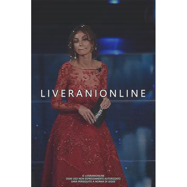 SECONDA SERATA 66mo FESTIVAL DELLA CANZONE ITALIANA DI SANREMO 10 FEBBRAIO 2016 NELLA FOTO MADALINA GHENEA ©GAZZANIGA / AGENZIA ALDO LIVERANI SAS 