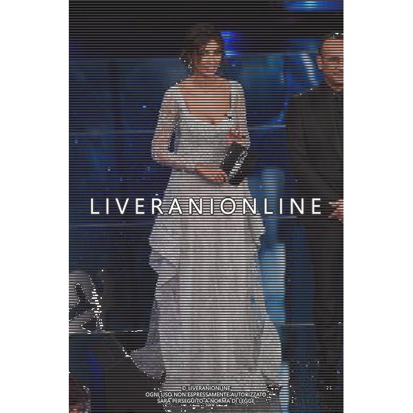 SECONDA SERATA 66mo FESTIVAL DELLA CANZONE ITALIANA DI SANREMO 10 FEBBRAIO 2016 NELLA FOTO MADALINA GHENEA ©GAZZANIGA / AGENZIA ALDO LIVERANI SAS 