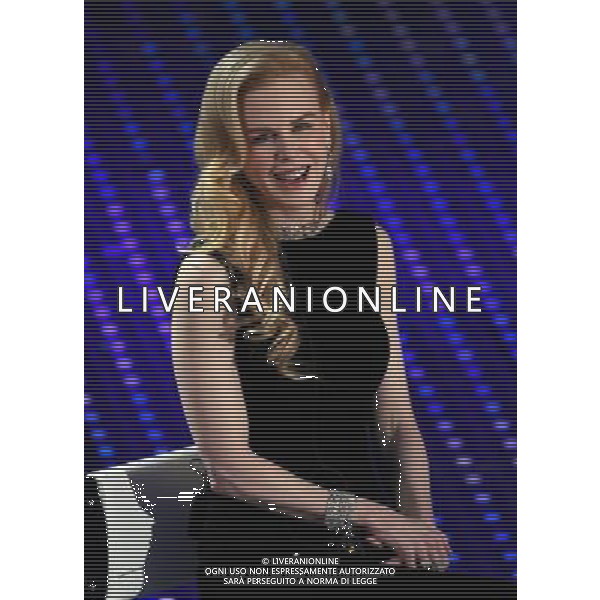 SECONDA SERATA 66mo FESTIVAL DELLA CANZONE ITALIANA DI SANREMO 10 FEBBRAIO 2016 NELLA FOTO NICOLE KIDMAN ©GAZZANIGA / AGENZIA ALDO LIVERANI SAS 