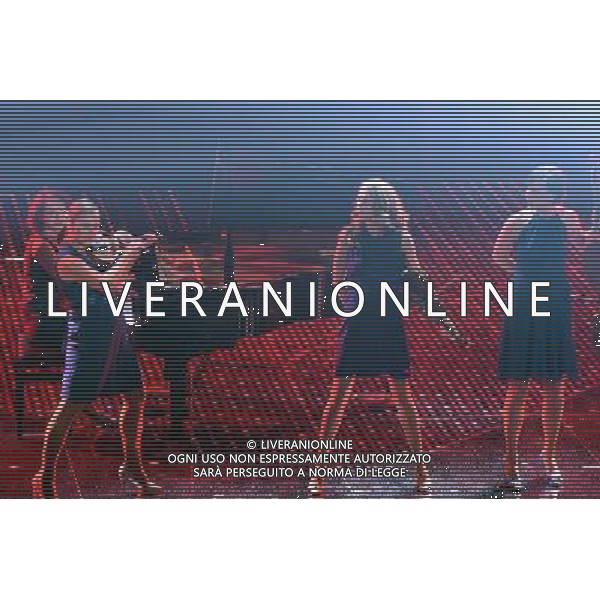 SECONDA SERATA 66mo FESTIVAL DELLA CANZONE ITALIANA DI SANREMO 10 FEBBRAIO 2016 NELLA FOTO LE SALUT SALON - Il quartetto di musiciste da camera di Amburgo ©GAZZANIGA / AGENZIA ALDO LIVERANI SAS 
