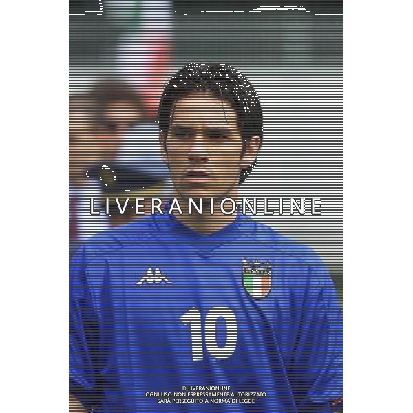 NAZIONALE UNDER 18-ANNO 2000 NELLA FOTO GAETANO D\'AGOSTINO AG ALDO LIVERANI SAS