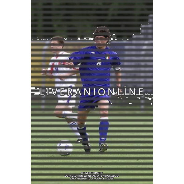 NAZIONALE UNDER 18-ANNO 2000 NELLA FOTO MASSIMO DONATI AG ALDO LIVERANI SAS