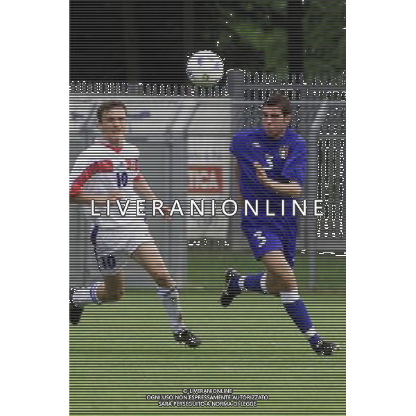 NAZIONALE UNDER 18-ANNO 2000 NELLA FOTO MICHELE FERRI AG ALDO LIVERANI SAS