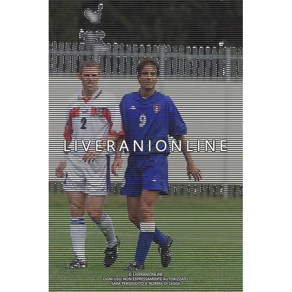NAZIONALE UNDER 18-ANNO 2000 NELLA FOTO ALBERTO GILARDINO AG ALDO LIVERANI SAS