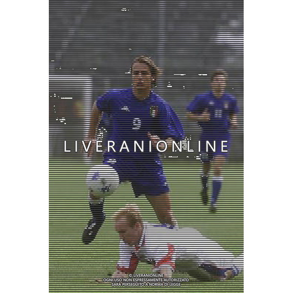 NAZIONALE UNDER 18-ANNO 2000 NELLA FOTO ALBERTO GILARDINO AG ALDO LIVERANI SAS