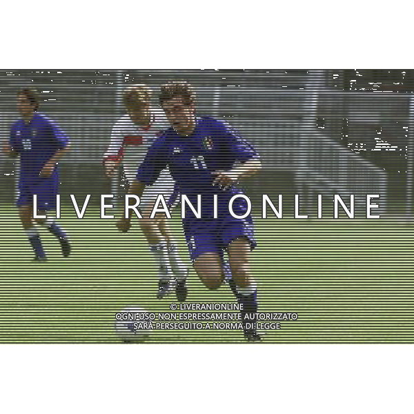 NAZIONALE UNDER 18-ANNO 2000 NELLA FOTO LUIGI LA VECCHIA AG ALDO LIVERANI SAS