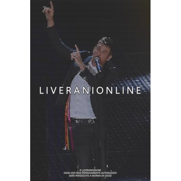 TERZA SERATA 66mo FESTIVAL DELLA CANZONE ITALIANA DI SANREMO 11 FEBBRAIO 2016 NELLA FOTO FRANCESCO GABBANI © Gazzaniga / AGENZIA ALDO LIVERANI SAS 