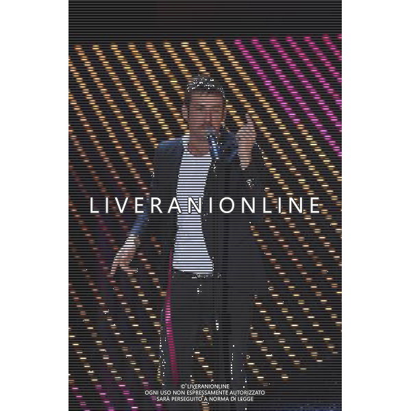 TERZA SERATA 66mo FESTIVAL DELLA CANZONE ITALIANA DI SANREMO 11 FEBBRAIO 2016 NELLA FOTO FRANCESCO GABBANI © Gazzaniga / AGENZIA ALDO LIVERANI SAS 