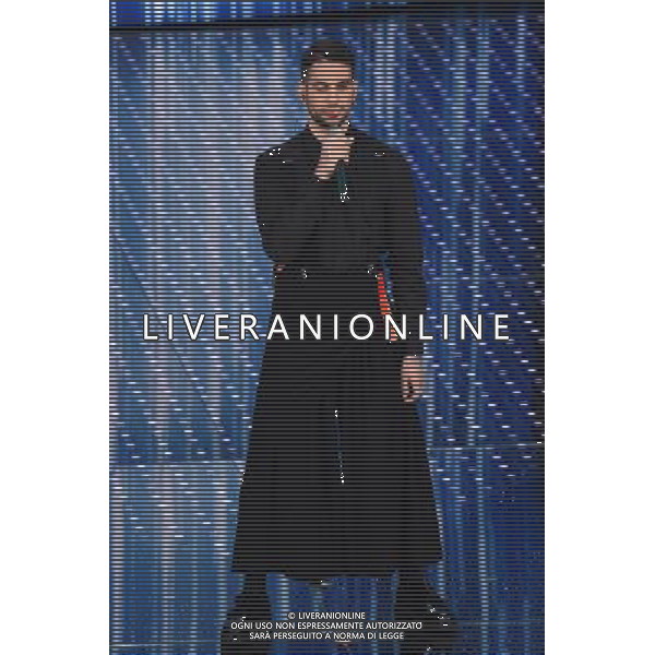 TERZA SERATA 66mo FESTIVAL DELLA CANZONE ITALIANA DI SANREMO 11 FEBBRAIO 2016 NELLA FOTO MAHMOOD © Gazzaniga / AGENZIA ALDO LIVERANI SAS 
