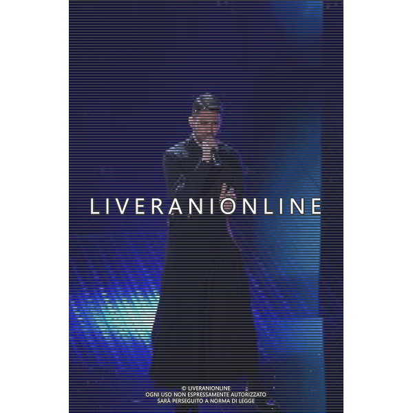 TERZA SERATA 66mo FESTIVAL DELLA CANZONE ITALIANA DI SANREMO 11 FEBBRAIO 2016 NELLA FOTO MAHMOOD © Gazzaniga / AGENZIA ALDO LIVERANI SAS 